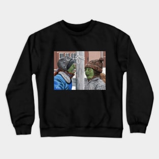 Goblin Frozen Christmas Story Fantasy Crewneck Sweatshirt